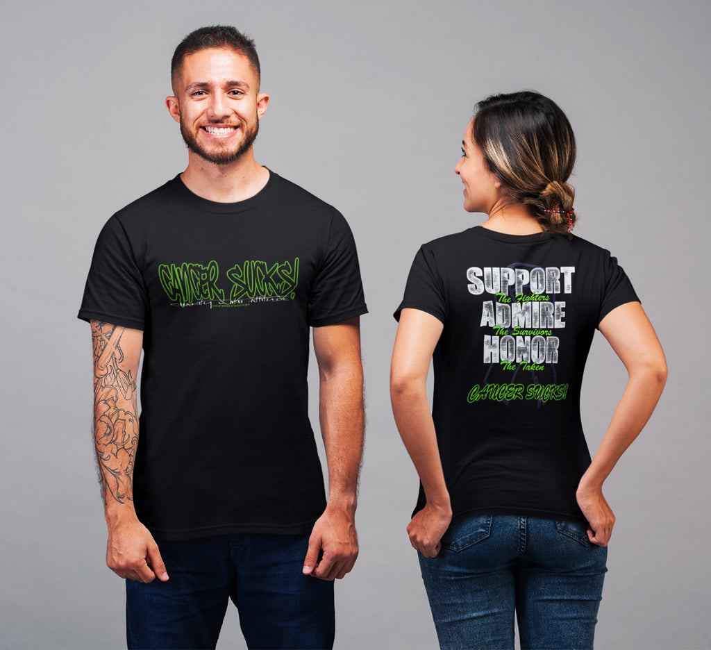 CANCER SUCKS! SUPPORT, HONOR, ADMIRE TEE