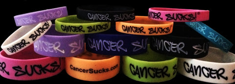 Cancer Sucks Wristbands